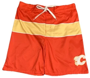 Calgary Flames NHL Hockey Men’s Swimming Trunks Shorts Size X Large - Picture 1 of 6