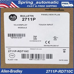 Allen Bradley 2711P-RDT10C PanelView Plus 1000 Color Touch Display Module 10.4" - Picture 1 of 5