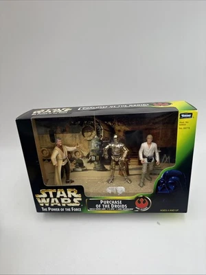 Kenner Star Wars POTF Escena de Cine Compra de los Droides Juego de Figuras 3.75" Foto 1 de 4