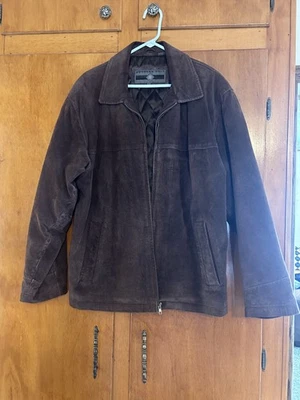 Chaqueta Members Only para hombre L marrón gamuza Foto 1 de 4