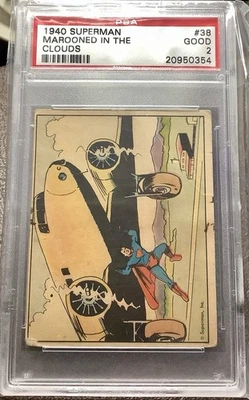 1940 Superman #38, MAROONED IN THE CLOUDS, PSA 2 GOOD - Image 1 of 4