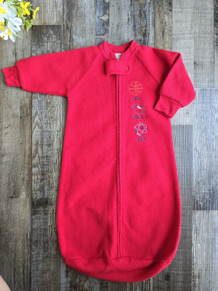 Saco de dormir Carter's polar vintage años 90 manta portátil bebé niño 0-9 m deportes Foto 1 de 4