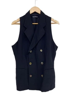 tricot COMME des GARCONS AD1988 Wool Vest Wool BLK Solid TV 110030 - Picture 1 of 6