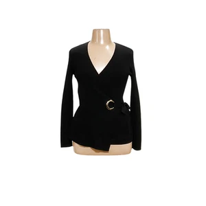 Blusa negra INC International Concepts - para mujer talla L - Imagen 1 de 4