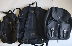 3 Prada BackPack Bags Bundle Sale - Picture 1 of 24