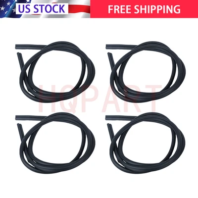4pcs Door Weatherstrip Seal Kit For 1996-2002 Toyota 4Runner - Изображение 1 из 4