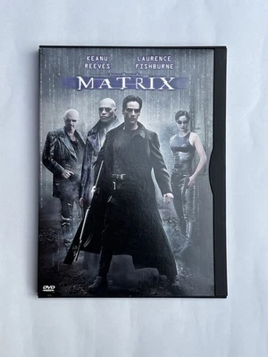 The Matrix (DVD, 1999) Keanu Reeves Laurence Fishburne Sci-Fi Action R Rated - Image 1 of 3