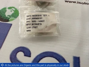 Intevac 0083800101 SSRI-1438zz Ball Bearing for semiconductor NEW lot of 8 - Picture 1 of 7