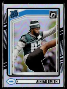 2024 Panini Donruss Optic Preview Rated Rookie Ainias Smith Eagles #365 - Picture 1 of 2