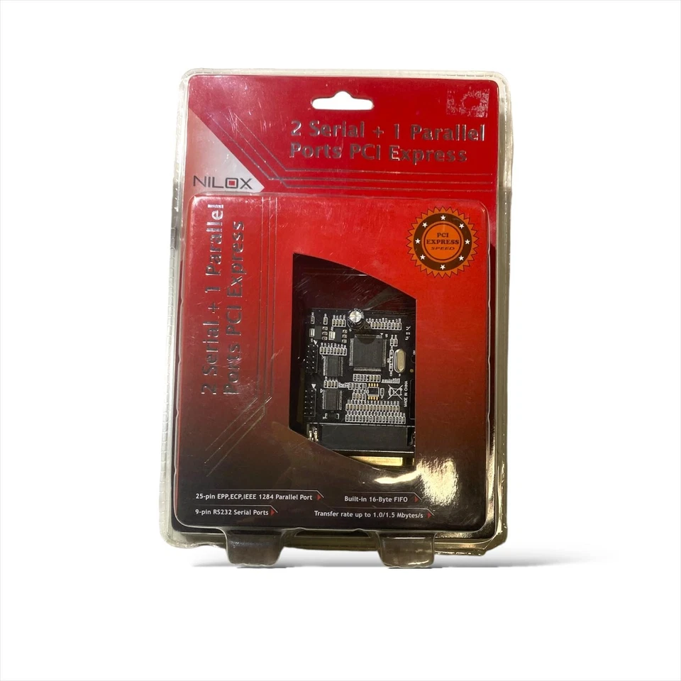 SCHEDA PCI 2 PORTE SERIALI + 1 PORTA PARALLELA NILOX - Immagine 1 di 1