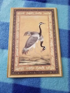 Vintage H. George Caspari Karte zwei Kraniche WE 60-12405 (nur Karte) - Bild 1 von 4