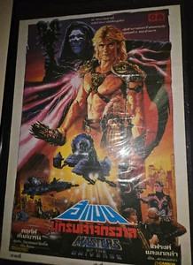 🌟 1987 MASTERS OF THE UNIVERSE HE-MAN Thai-land Movie Poster Original VINTAGE - Picture 1 of 5