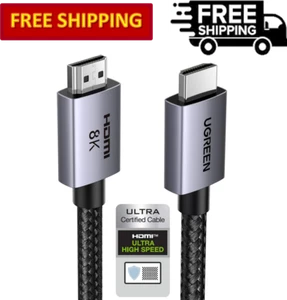UGREEN 8K HDMI 2.1 Cable 48Gbps Certified Ultra High Speed HDMI Cord Aluminum - Picture 1 of 9