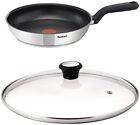 Tefal Comfort Max Stainless Steel 20 cm Non-Stick Frying Pan with 20 cm Compati