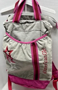 "Vestido de pana American Girl gris y rosa 15" - Imagen 1 de 5