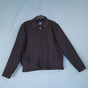 London Fog Men's Full Zip Quilted Lining Jacket Black Size M Reg - Picture 1 of 9