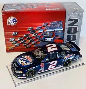 2003 Signed Rusty Wallace #2 Miller Lite Dodge 1/24 Action Diecast 600th Start - Picture 1 of 17
