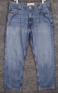 Levi's 569 Loose Straight Jeans W36 L34 Light Wash Made in Egypt - Picture 1 of 10