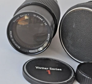 Vivitar Series 1 ~ 70-210mm f/3.5 ~ Minolta SR Mount ~Caps Case~ Macro Zoom Lens - Bild 1 von 23