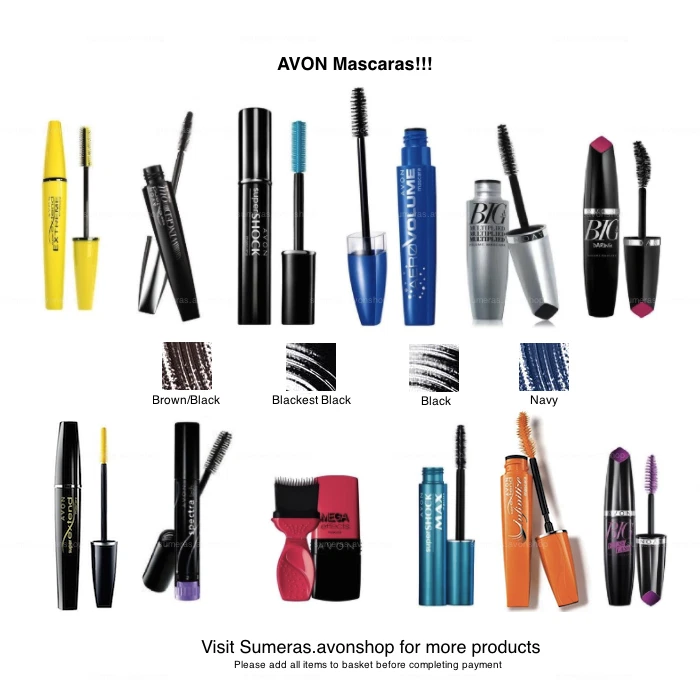 Avon Mascara SuperShock, Super Extend, AeroVolume, MegaEffects, Big & Daring - Image 1 of 1