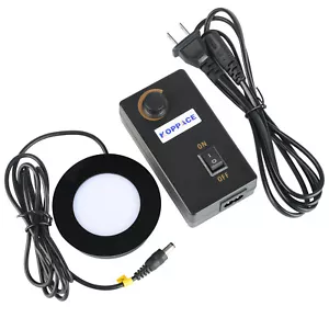 48 LED Beads Microscope Bottom Light Source Installation Interface Diameter 75mm - Bild 1 von 5