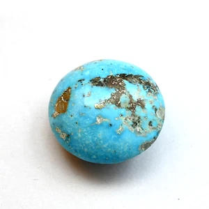 Natural Certified Persian Turquoise 55 Ct Cabochon Loose Gemstone - Picture 1 of 4