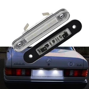 2x White LED Licence Plate Lights For Mercedes 190 Series E W201 W124 C124 W202 - Bild 1 von 16
