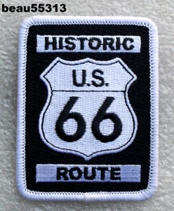 ⭐"HISTORIC ROUTE US 66" GREAT FOR YOUR INDIAN HARLEY TRAVEL NOVELTY VEST PATCH - Picture 1 of 1