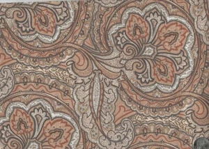 timeless treasures ~ quilt cotton ~ brown paisley ~ c7960 ~ bty - Picture 1 of 1