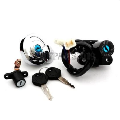 Interruptor de encendido llaves de tapa de gas para Yamaha V-Star 950 XVS950 Tourer Midnight Star Foto 1 de 4