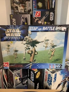 STAR WARS EPISODE 1 AMT Stap With BATTLE DROID 1:6 Plastic Model Kit ERTL 30124 - Bild 1 von 1