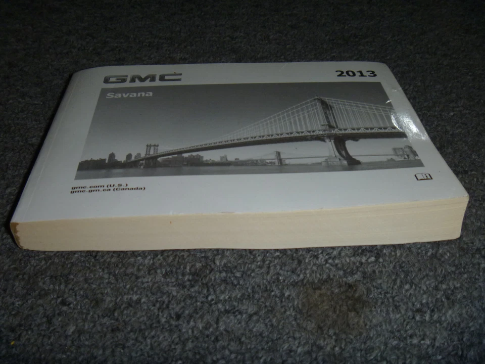 GMC Savana 2500 3500 2013 carga pasajero dueño manual del operador guía del usuario xz Foto 1 de 1