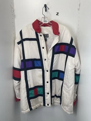 Spencer Douglas Vintage Color Block Coat Size M - Image 1 of 4