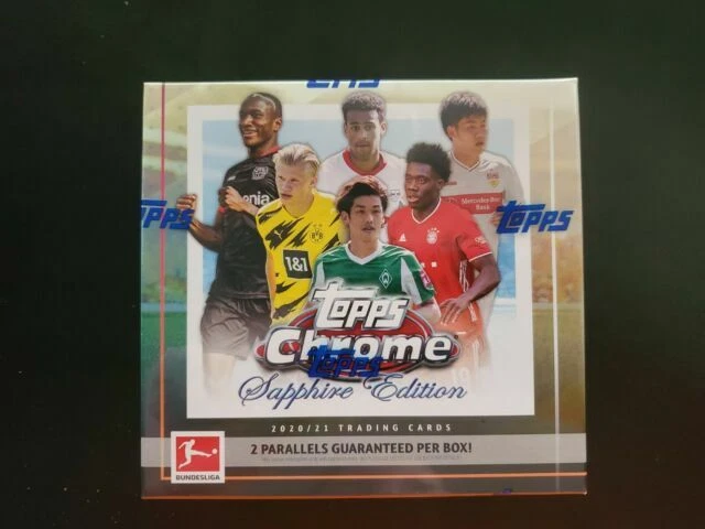 Topps Bundesliga 2020-2021 Chrome Sapphire Factory Box