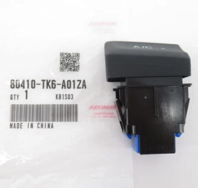 Genuine OEM Honda 80410-TK6-A01ZA Air Conditioner A/C Switch 2009-2013 Fit - Image 1 of 4