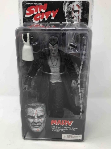 Sin City Series 2 Marv (Cut)(Black and White) Action Figure Cover