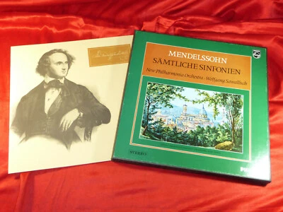 MENDELSSOHN SÄMTLICHE SINFONIEN NEW PHILHARMONIA ORCHESTRA WOLGFANG SAWALLISCH - Bild 1 von 4