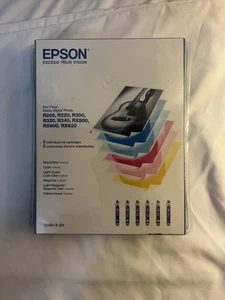 Genuine Epson Stylus Photo T0481-9-SV Cartridges OEM 6 New Sealed Exp 2010 - Picture 1 of 3