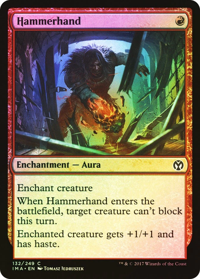 MTG FOIL Hammerhand  - Iconic Masters #132 - Image 1 of 1