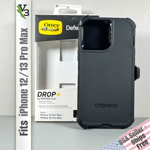Funda OtterBox Defender para iPhone 12 Pro Max/13 Pro Max - Negra | Clip de funda - Imagen 1 de 20