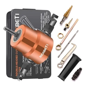 Versatile Sheet Metal Nibbler with 360° Cutting Head - Ideal for DIY Projects - Picture 1 of 8