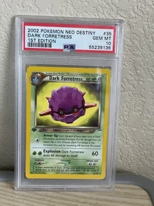 Pokemon PSA 10 1st Edition Neo Destiny Dark Forretress - Picture 1 of 1