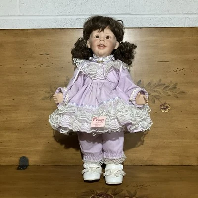 "Muñeca de 20"" vintage Fayzah Spanos 1991 bailarina bebé artistas coleccionables" Foto 1 de 4