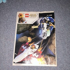 LEGO Star Wars 7153 Attack of the Clones Illustrated Instruction Manual Booklet