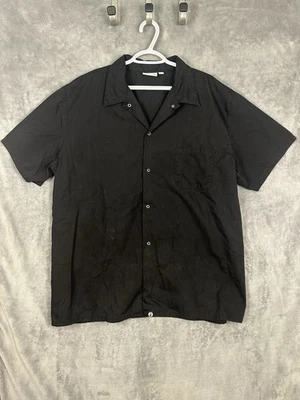 Chef Works Shirt Mens XXL Black Short Sleeve Kitchen Cook Restaurant - Image 1 of 4