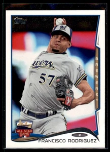 2014 Topps Update Francisco Rodriguez #US-9 Milwaukee Brewers - Picture 1 of 2