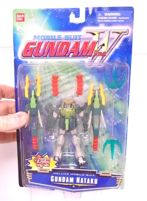 Boneco Mobile Suit Gundam GUNDAM NATAKU LACRADO 2000 Bandai Vintage - Imagem 1 de 2