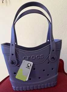 Crocs Small Tote Handbag Purple Nightshade - Picture 1 of 10