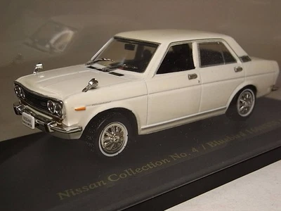 Nissan Bluebird 1600SSS (1969) 1/43 Hachette Diecast Minicar Nissan Meisha - Immagine 1 di 4