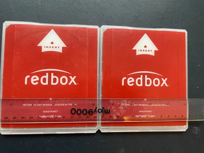 2 x extremely rare versions  of Redbox UK DVD Express RedboxUK.com - Image 1 of 4